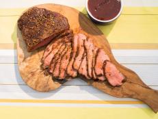 Jeff Mauro makes Pastrami-Rubbed Smoked Tri Tip Roast, as seen on Food Network's The Kitchen