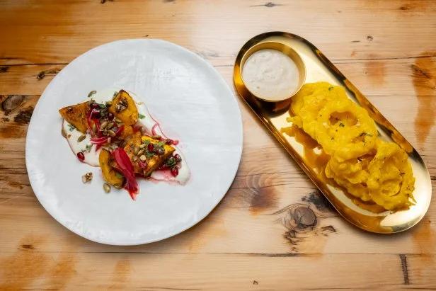 Titan Ayesha Nurdjaja’s  round 2 dishes, as seen on Bobby’s Triple Threat, Season 5