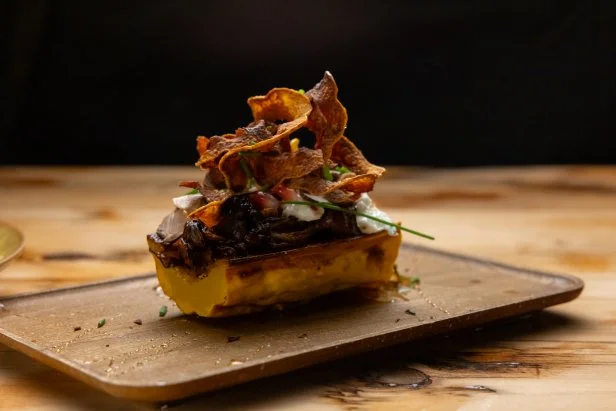 Chef Sara Bradley’s round 2 dishes, as seen on Bobby’s Triple Threat, Season 5