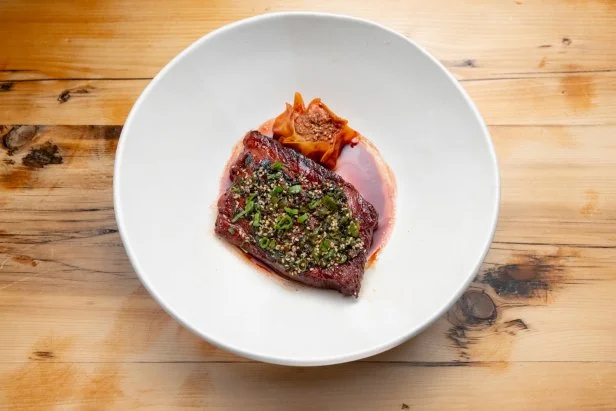 Titan Michael Voltaggio’s round 3 dish, as seen on Bobby’s Triple Threat, Season 5