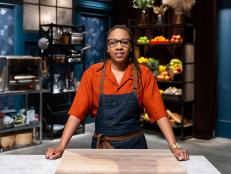 Chef Ashleigh Shanti showed off her southern Appalachian cooking as she competed against celebrity chefs Brooke Williamson, Michael Voltaggio and Tiffany Derry on "Bobby&rsquo;s Triple Threat."