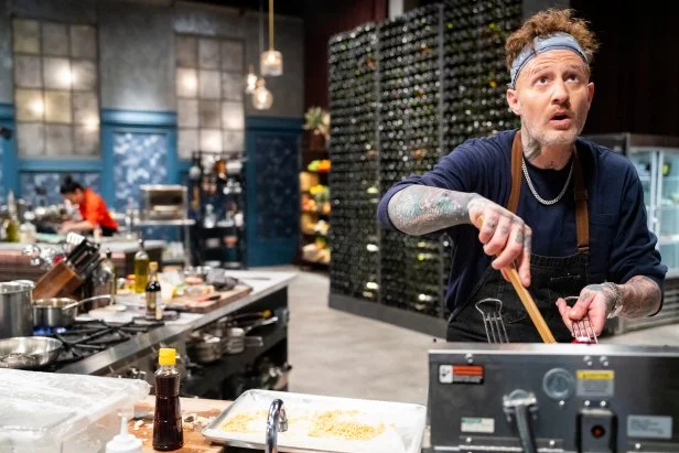 Titan Michael Voltaggio during Round 1, as seen on Bobby's Triple Threat, Season 3.