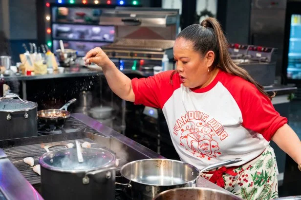 Contestant Lee Anne Wong, as seen on Tournament of Champions Holiday, Season 1.