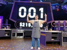 100 Cooks winner Bryce Stubbs points toward the leaderboard