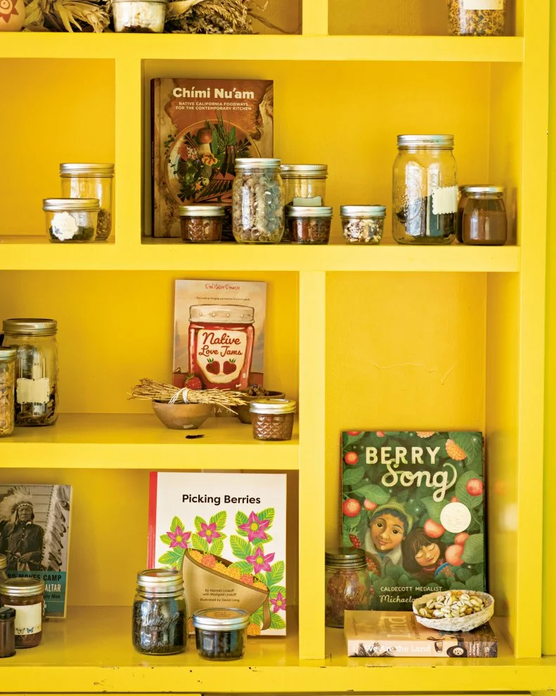September 2, 2024 - Oakland, CA: Photoshoot for Feather & Fork, the forthcoming cookbook by Chef Crystal Wahpepah at Wahpepah’s Kitchen in Fruitvale.Photo by Clay Williams.© Clay Williams / http://claywilliamsphoto.com