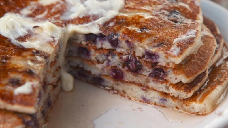 Al's Breakfast in Minneapolis serves up delicious stacks of blueberry pancakes to hungry students and alumni year-round.  As seen on Travel Channel's Food Paradise.  
