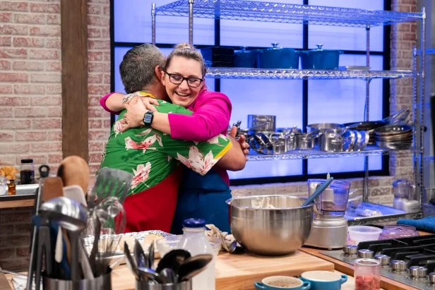 Recruits Reza Farahan and Beverley Mitchell, as seen on Worst Cooks in America, Season 30.