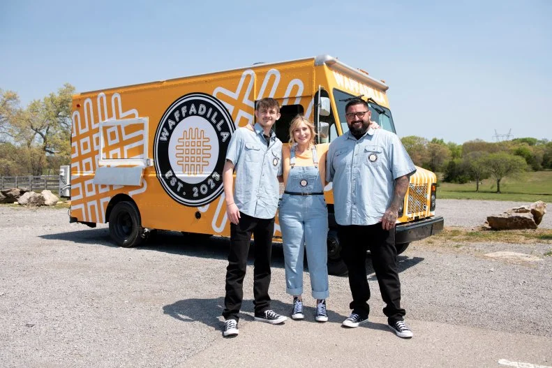 team Waffadilla on Season 19 of The Great Food Truck Race