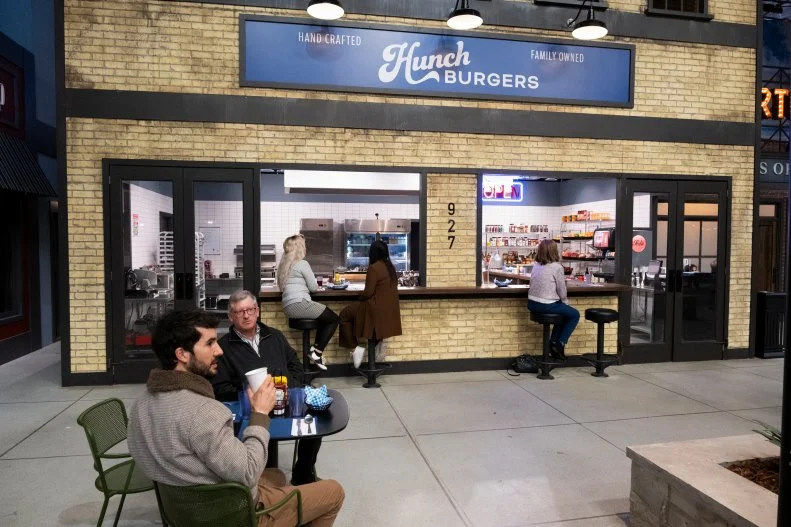 Hunch Burgers storefront on Flavortown Food Fight