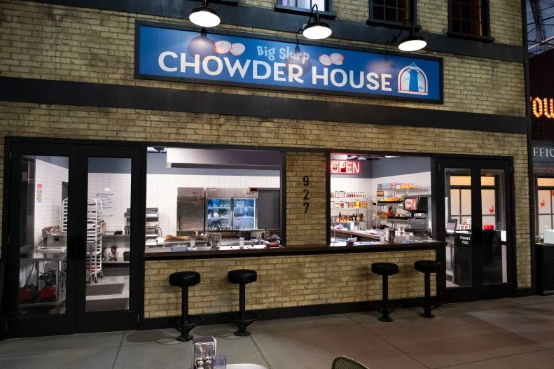 Big Slurp Chowder House storefront on Flavortown Food Fight
