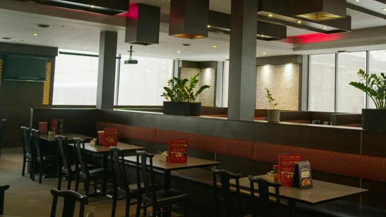 Restaurant interior before new design
