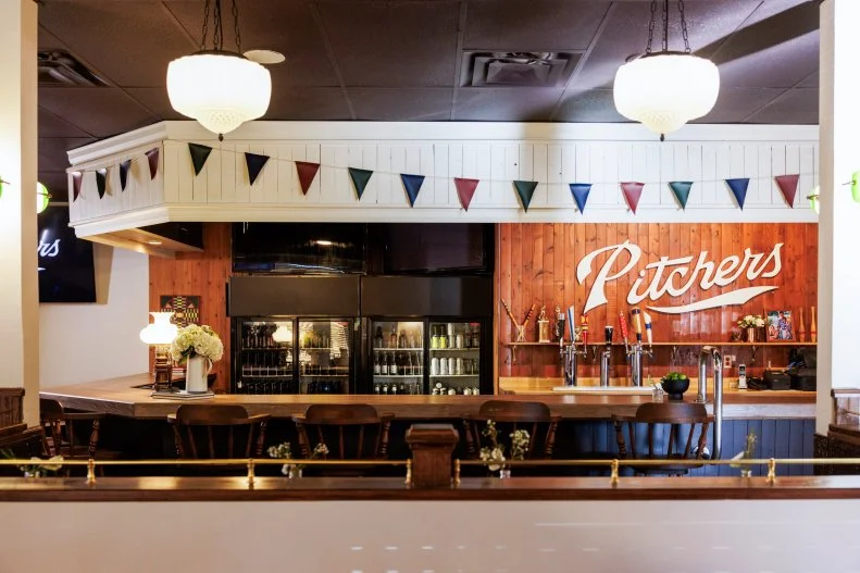 Restaurant interior after new design