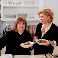 Ina Garten, Christine Baranski, Weeknight Bolognese and Roasted Broccolini, as seen on Be My Guest with Ina Garten, Season 7