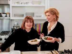 Ina Garten, Christine Baranski, Weeknight Bolognese and Roasted Broccolini, as seen on Be My Guest with Ina Garten, Season 7