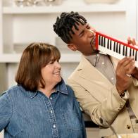 Ina Garten and Jon Batiste, as seen on Be My Guest with Ina Garten, Season 8