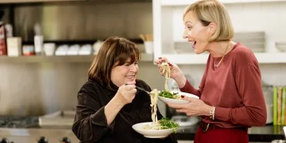 Ina Garten and Allison Janney Get Cheesy