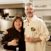 Michael Barbaro and his Old Fashioned cocktails, as seen on Be My Guest with Ina Garten, Season 8