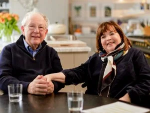 Ina Garten and Jeffrey Garten, as seen on Be My Guest with Ina Garten, Season 9
