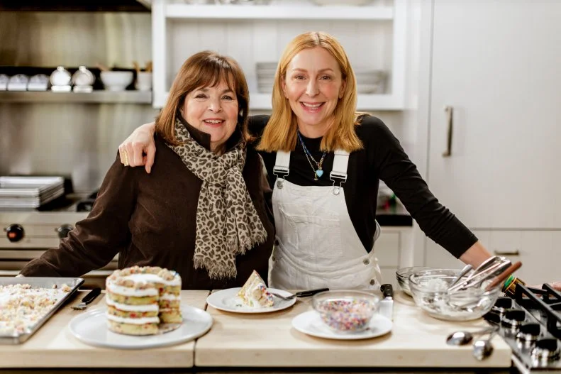 Ina Garten, Christina Tosi and Birthday Layer Cake, as seen on Be My Guest Season 9