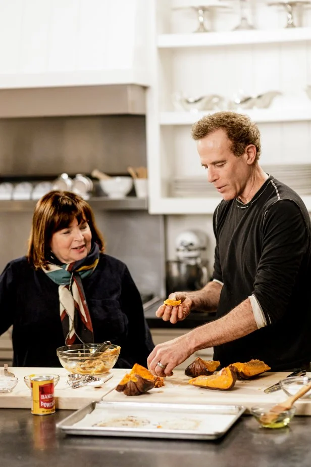 Ina Garten, Dan Barber and Miso Crusted Squash, as seen on Be My Guest with Ina Garten, Season 9