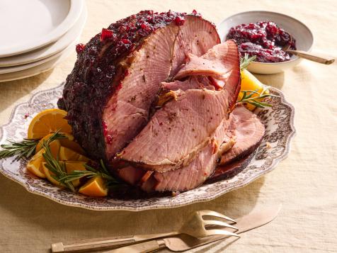 Cranberry-Orange-Glazed Ham