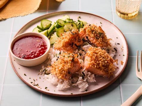 Crispy Coconut Salmon