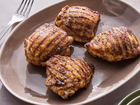Crispy Grill Pan Chicken Thighs