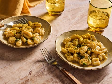 Leftover Mashed Potato Gnocchi with Brown Butter and Herbs