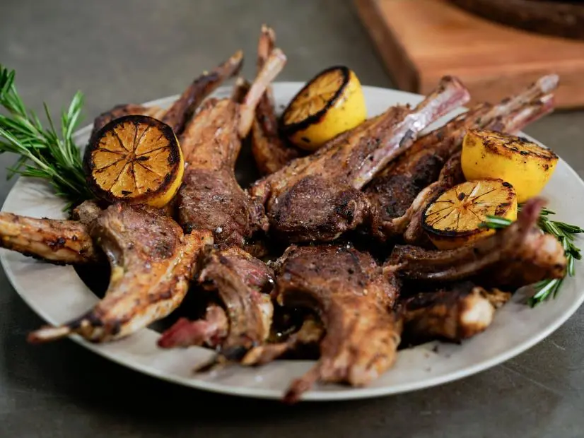 Host Gabe Bertaccini's Lamb Chops Scottadito, as seen on Cook Like an Italian, Season 1.