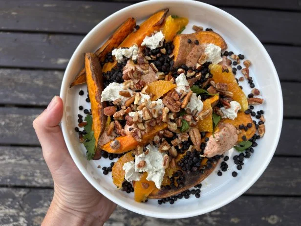 Sweet Potato Lentil Bowl from Purple Carrot