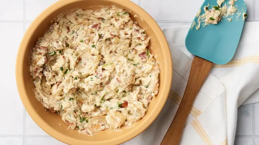 Food Network Kitchen’s Breakfast Croissant Casserole, as seen on Food Network.