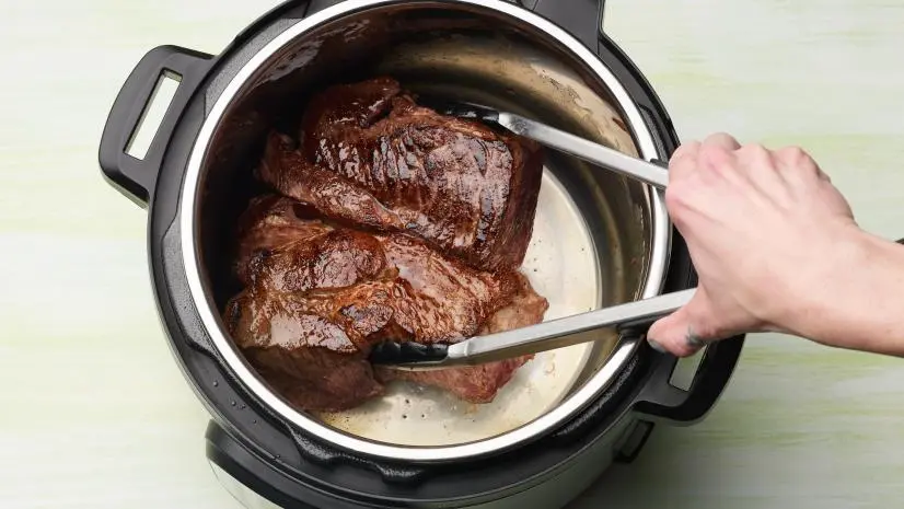 Food Network Kitchen’s Instant Pot Pot Roast, as seen on Food Network.