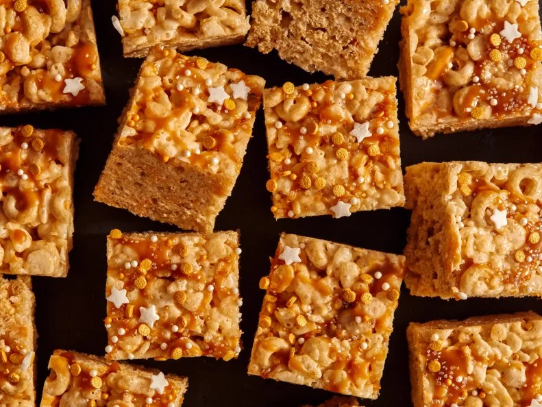 Butterbeer Crispy Rice Treats