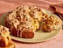 Pull-Apart Soda Bread with Irish Cream Glaze
