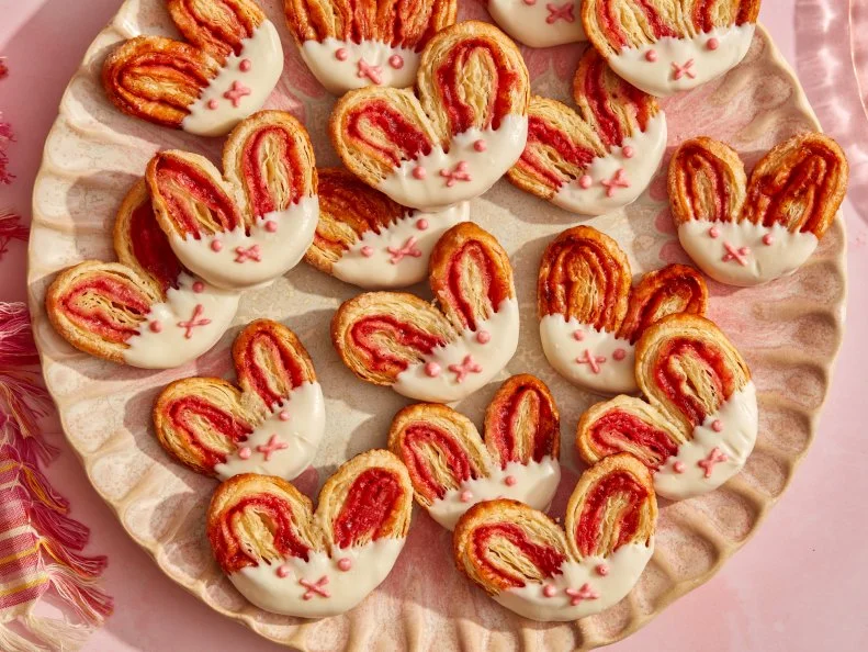 Raspberry Palmier Bunnies
