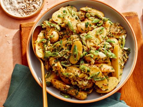 Spring Potato Salad with Caramelized Leeks