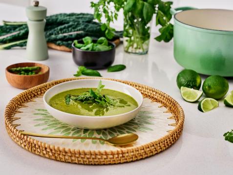 Spring Green Coconut Soup
