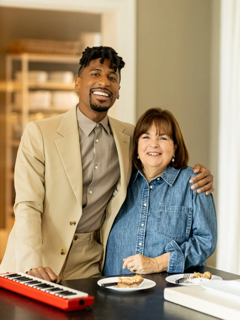 Ina Garten, Jon Batiste and Peanut Butter and Jelly Bars, as seen on Be My Guest with Ina Garten, Season 8