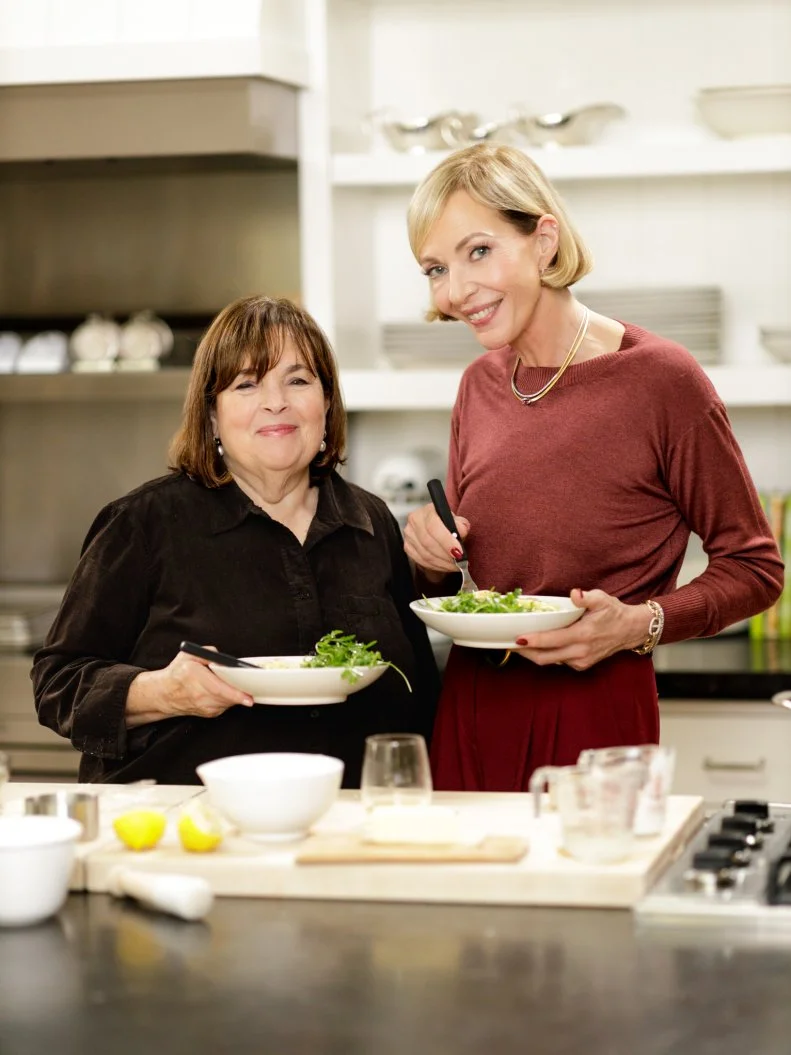 Ina Garten, Allison Janney and Pasta with Pecorino and Pepper, as seen on Be My Guest with Ina Garten, Season 8