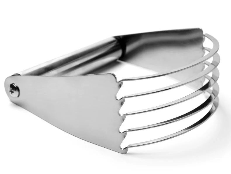 Pastry mixer on white background