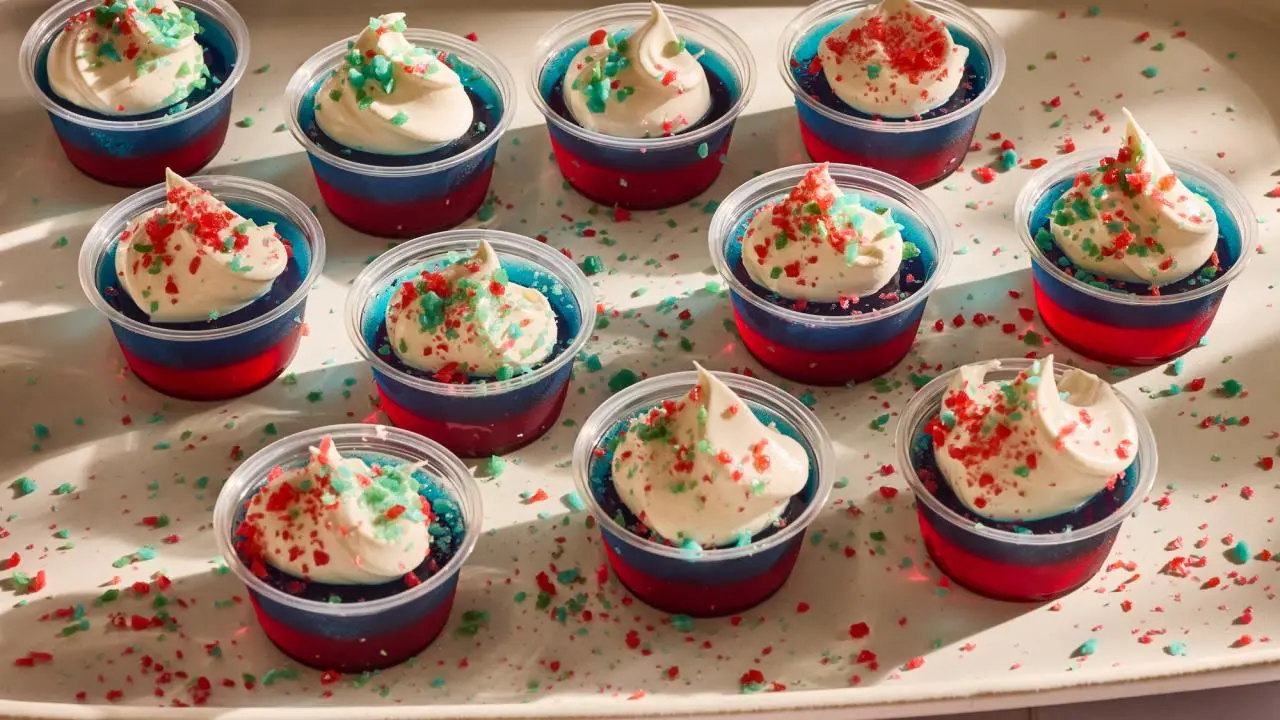 Firecracker Jell-O Shots