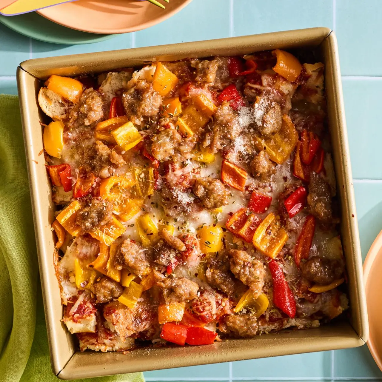 Pizza Bagel Casserole-image