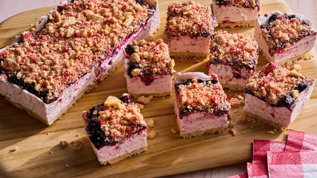 Very Berry Ice Cream Bars