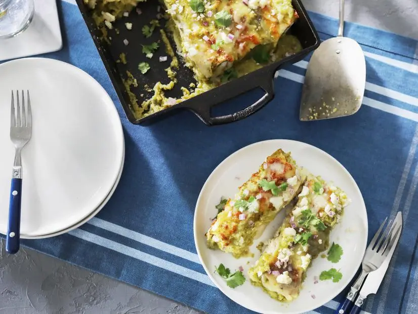 Green Chicken Enchiladas Recipe Kardea Brown Food Network