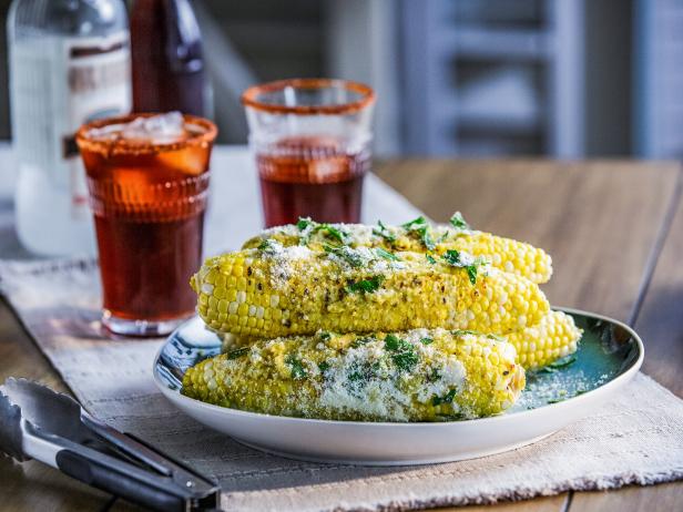 Parmesan Garlic Grilled Corn image