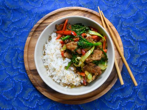 Pork Tenderloin Stir Fry with Teriyaki Sauce