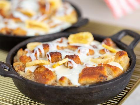 Mini Banana Nut Muffin Bread Puddings