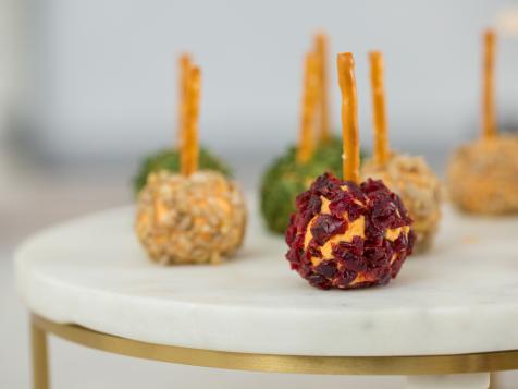 Cheeseballs on a Stick