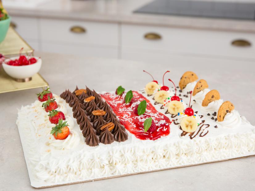 1 Sheet Cake, 5 Cake Flavors Recipe | Fake Bake | Food Network