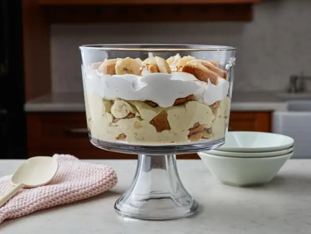 Banana Pudding with Vanilla Shortbread Recipe | Carla Hall